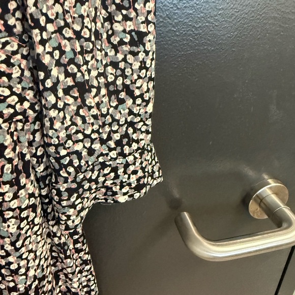 Noa Noa size 34 (4) EUC Elegant pink/blue Long Sleeve Dress - Picture 6 of 16